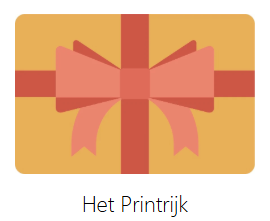 Het Printrijk cadeaubon